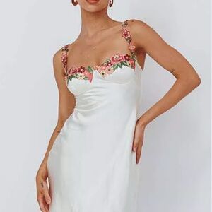 Selfie Leslie White Mini Dress